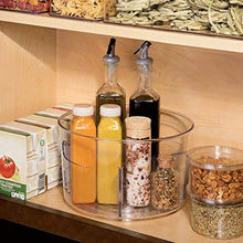 Load image into Gallery viewer, iDesign Linus BPA-Free Plastic Turntable Organizer with Removable Dividers, Spinner