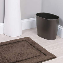 Load image into Gallery viewer, iDesign Kent Oval Waste Can, Trash Can for Bathroom, Bedroom, Office - Bronze