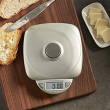 Load image into Gallery viewer, Taylor Precision Products 11lb Digital Glass Top Household Kitchen Scale, Universal, Silver