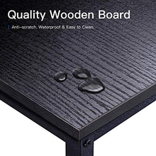 Load image into Gallery viewer, Coleshome 47 Inch Computer Desk, Modern Simple Style Desk for Home Office, Study Student Writing Desk,Black