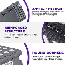 Load image into Gallery viewer, Totally Living 9" Inch Folding Step Stool | Lightweight Anti-Skid & Non-Slip Design | Collapsible Stepping Stool | 300 lb Capacity | Grey
