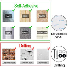 Load image into Gallery viewer, Paper Towel Holder - Self Adhesive or Drilling, Under Cabinet Paper Towel Holder, SUS304 Stainless Steel Paper Towel Holder Wall Mount for Kitchen, Cabinets, Bathroom, Wall(Silver)