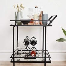 Load image into Gallery viewer, Will's Tabletop Wine rack - Imperial Trellis (8 Bottle, Rose Gold) – Freestanding countertop wine rack and wine bottle storage, perfect wine gifts and accessories for wine lovers, no assembly required