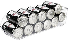 Load image into Gallery viewer, Greenco Fridge Bins, Stackable Storage Organizer Containers with Handles for Refrigerator, Freezer, Pantry and Kitchen Cabinets, BPA, Standard, Clear