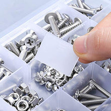 Load image into Gallery viewer, HappyHapi Plastic Jewelry Organizer Box, 6 Pack 15 Little Grids Plastic Bead Storage Container with Removable Dividers for Earring, Art and Crafts, 6.8 x 3.8 x 0.84 Inch