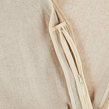 Load image into Gallery viewer, Whitmor Zippered Garment Bag Natural Linen