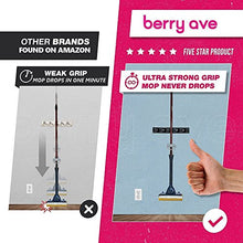 Load image into Gallery viewer, Berry Ave Broom Holder and Garden Tool Organizer Rake or Mop Handles Up to 1.25-Inches, 1 Pack, Black