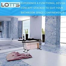 Load image into Gallery viewer, LOTTS Stackable Metal Storage Organizer Bin Basket with Handles, Open Front for Kitchen Cabinets, Pantry, Closets, Bedrooms, Bathrooms (12.6×6.5×7.6")- 2 Pack