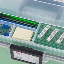 Load image into Gallery viewer, IRIS Letter Size Portable Weathertight File Box, 4 Pack, Clear