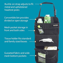 Load image into Gallery viewer, High Road TissuePockets Car Seat Organizer and Tissue Holder (Black)