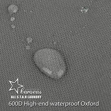 Load image into Gallery viewer, CAROEAS 23" Pro+ WHEELED Laundry Hamper Black&White Breathable Cover Heavy Duty Laundry Sorter Dirty Clothes Organizer Waterproof Foldable Laundry Basket Extra Large Laundry Bag (Pro Plus 23",Black)