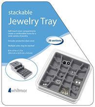Load image into Gallery viewer, Whitmor Stackable Jewelry Tray 20-Section