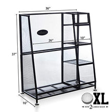 Load image into Gallery viewer, Milliard Golf Organizer - Extra Large Size - Fit 2 Golf Bags and Other Golfing Equipment and Accessories in This Handy Storage Rack - Great Gift Item