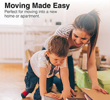 Load image into Gallery viewer, SuperSliders 4705195N Reusable Furniture Movers for Hardwood Floors – Quickly and Easily Move Any Item 3-1/2” x 6” Linen (4 Pack)