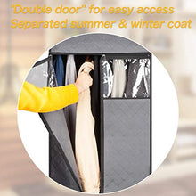 Load image into Gallery viewer, Zilink Hanging Garment Bags for Closet Storage 54 inch Dust-Free Large Garment Rack Cover Suit Bags Organizer Protector for Suit Coat Dress Closet Storage