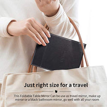 Load image into Gallery viewer, DUcare Portable Folding Vanity Mirror with Stand, Large