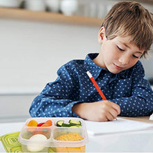 Load image into Gallery viewer, EasyLunchboxes - Bento Snack Boxes - Reusable 4-Compartment Food Containers for School, Work and Travel, Set of 4, Classic