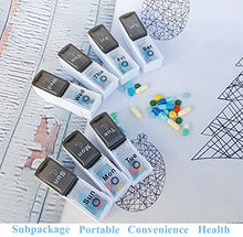 Load image into Gallery viewer, Large Weekly Pill Organizer 2 Times a Day Extra Jumbo 7 Day Pill Box Am Pm Pill Cases Boxes for Vitamin/Fish Oil/Pills/Supplements Medication Dispenser 14 Compartments