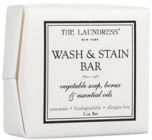 Load image into Gallery viewer, The Laundress - Wash & Stain Bar, Vegetable Soap, Borax & Essential Oils, Laundry Soap Bar and Stain Remover, Travel and Wash Clothes, Allergen-Free, 2 oz