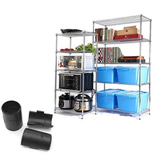 Load image into Gallery viewer, 74-Packs Wire Shelf Clips,Wire Shelving Shelf Lock Clips for 1" Post- Shelving Sleeves Replacements for Wire Shelving System,Fits with Thunder Group, Alera, Honey Can Do, Eagle, Regency, Metro & More