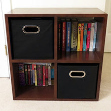 Load image into Gallery viewer, Evelots Fabric Storage Bin/Cube/Container-Sturdy-Foldable-Metal Handles-Set/2