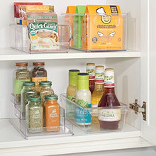 Load image into Gallery viewer, iDesign Plastic Storage Bin with Handles for Kitchen, Fridge, Freezer, Pantry, and Cabinet Organization, BPA-Free, Medium