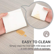 Load image into Gallery viewer, Drawer Liner, Non-Adhesive Shelf Liner, 12inch x 10FT Double Sided Non-Slip Cabinet Liner Washable for Kitchen, Shoe Rack - Clear Rxemohesuoh