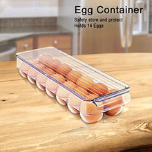 Load image into Gallery viewer, Sorbus Fridge Bins and Freezer Bins Refrigerator Organizer Stackable Food Storage Containers BPA-Free Drawer Organizers for Refrigerator Freezer and Pantry