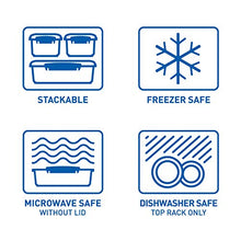 Load image into Gallery viewer, Sistema KLIP IT Accents Collection Food Storage Containers, 6.7 oz./0.2 L, Color Received May Vary, 3 Count