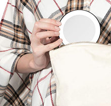 Load image into Gallery viewer, Zadro 15X Magnification Next Generation LED Lighted Suction Cup Mirror, Black, Silver Finish