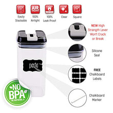 Load image into Gallery viewer, Airtight Food Storage Containers by Simply Gourmet. 7-Piece Kitchen Storage Containers BPA Free + 16 Labels & Marker. Air tight Containers for food and pantry organization and storage
