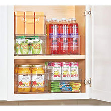 Load image into Gallery viewer, iDesign Linus Plastic Storage Bin with Handles for Kitchen, Fridge, Freezer, Pantry, and Cabinet Organization, BPA-Free, Extra Large