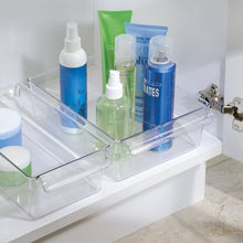 Load image into Gallery viewer, iDesign Linus Kitchen, Pantry, Refrigerator, Freezer Storage Container - 4 Pack, Clear