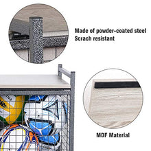Load image into Gallery viewer, Mythinglogic Heavy-Duty Storage Bench for Garage,Sports Equipment Storage Organizer for Garage/Basement/Entryway/Living Room