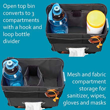 Load image into Gallery viewer, High Road TissuePockets Car Seat Organizer and Tissue Holder (Black)