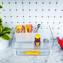 Load image into Gallery viewer, madesmart Pull-out Drawer - Medium | Stack Collection | Frost | Stackable | BPA-Free, 10.13 x 7.25 x 2.38 in (25.71 x 18.42 x 6.03 cm) (79209)