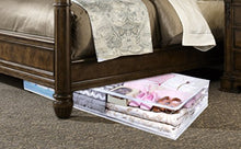 Load image into Gallery viewer, Clear Underbed Storage Bag - Durable Vinyl Material to Shield Your Contents from Dust, Dirt and Moisture. Easy Gliding Zipper for Easy Access and Label Pocket for Easy Identification. (2-Pack)