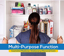 Load image into Gallery viewer, Utopia Home Set of 8 Pantry Organizers-Includes 8 Organizers (4 Large & 4 Small Drawers)-Organizers for Freezers, Kitchen Countertops and Cabinets-BPA Free Clear Plastic Pantry Storage Racks