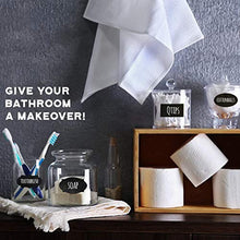 Load image into Gallery viewer, 96 Premium Chalkboard Labels Bulk - Free Erasable Chalk Pen - Dishwasher Safe Chalk Board Mason Jar Labels - Removable Waterproof Blackboard Sticker Label for Jars Glass Bottle Kids