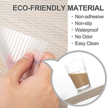 Load image into Gallery viewer, Drawer Liner, Non-Adhesive Shelf Liner, 12inch x 10FT Double Sided Non-Slip Cabinet Liner Washable for Kitchen, Shoe Rack - Clear Rxemohesuoh