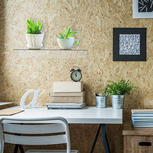 Load image into Gallery viewer, 8 Pieces 14 Inch Acrylic Floating Shelf, Invisible Wall Mounted Display Organizer Ledge Book Shelf for Living Room, Office, Bedroom, Bathroom, Kitchen (Clear)