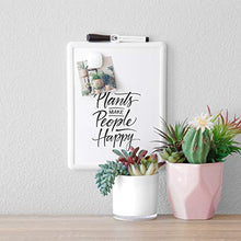 Load image into Gallery viewer, U Brands Contempo Magnetic 8.5" x 11" Dry Erase Board, White Frame, Magnet and Marker Included