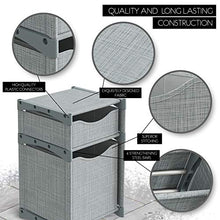 Load image into Gallery viewer, 9 Cube Organizer | Set of Storage Cubes Included | DIY Closet Organizer Bins | Cube Organizers and Storage Shelves Unit | Closet Organizer for Bedroom, Playroom, Livingroom, Office, Dorm (Grey)