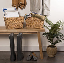 Load image into Gallery viewer, DII Z02006 Natural Water Hyacinth Storage Basket with Handles,Set of 2 Medium