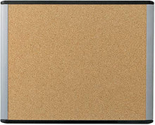 Load image into Gallery viewer, U Brands MOD Cork Bulletin Board, 20 x 16 Inches, Black and Grey Frame (390U00-01)
