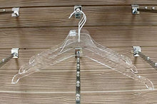 Load image into Gallery viewer, NAHANCO 9001750HU Acrylic Premium Shirt Hanger, 17", Clear (Pack of 12)