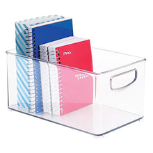 Load image into Gallery viewer, iDesign Plastic Storage Bin with Handles for Kitchen, Fridge, Freezer, Pantry, and Cabinet Organization, BPA-Free, Medium