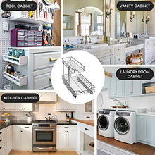 Load image into Gallery viewer, Richards Homewares, Pull Out Drawer Kitchen/Vanity Under Sink Storage Slide Organizer 11" W x 21" D x 14-1/2"H, Requires at Least 12 1/2" Cabinet Opening, Chrome