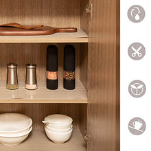 Load image into Gallery viewer, Drawer Liner, Non-Adhesive Shelf Liner, 12inch x 10FT Double Sided Non-Slip Cabinet Liner Washable for Kitchen, Shoe Rack - Clear Rxemohesuoh