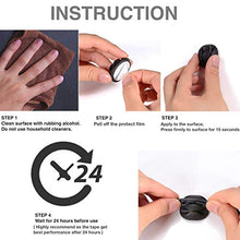 Load image into Gallery viewer, OHill Cable Clips,16 Pack Black Adhesive Cord Holders, Ideal Cable Cords Management for Organizing Cable Wires-Home, Office, Car, Desk Nightstand